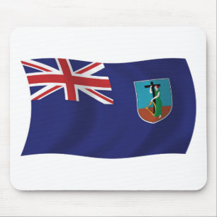 Tapis de souris Drapeau de Montserrat