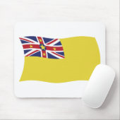 Tapis de souris Drapeau de Nioué (Avec souris)