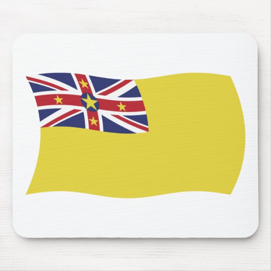 Tapis de souris Drapeau de Nioué (Devant)