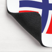 Tapis de souris Drapeau de Norvège (Coin)