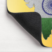 Tapis De Souris drapeau de pays de l'Inde (Coin)