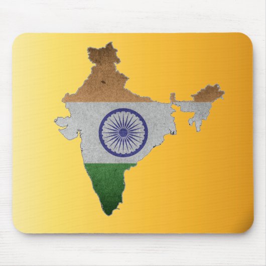 Tapis De Souris drapeau de pays de l'Inde (Devant)
