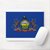 Tapis De Souris Drapeau de Pennsylvanie (Avec souris)