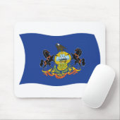 Tapis de souris Drapeau de Pennsylvanie (Avec souris)
