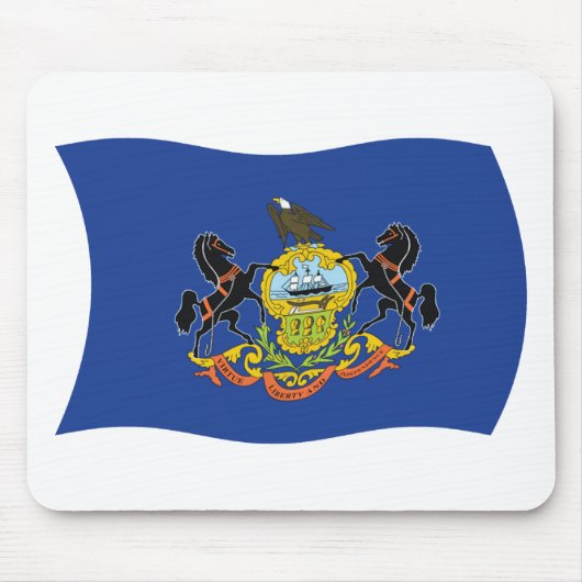 Tapis de souris Drapeau de Pennsylvanie (Devant)