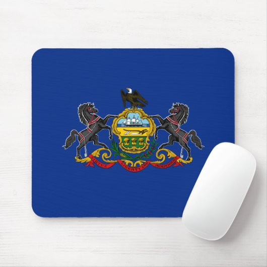 Tapis De Souris Drapeau de Pennsylvanie (Avec souris)