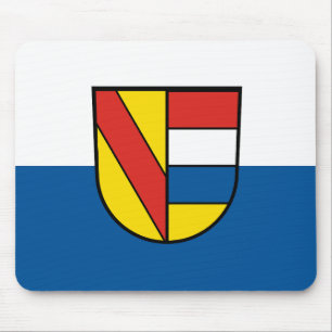 Tapis De Souris Drapeau de Pforzheim ville Allemagne symbole emblè