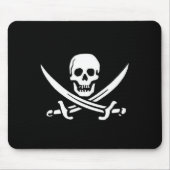 Tapis De Souris Drapeau de pirate (Devant)