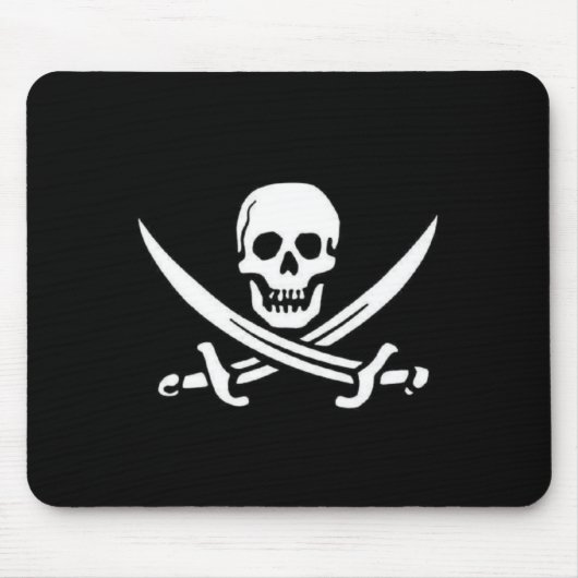 Tapis De Souris Drapeau de pirate (Devant)
