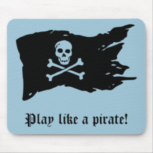 Tapis De Souris Drapeau de pirate Mousepad