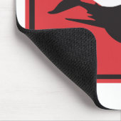 Tapis De Souris Drapeau de plongée de requin (Coin)