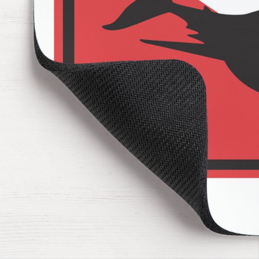 Tapis De Souris Drapeau de plongée de requin (Coin)