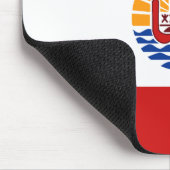 Tapis De Souris Drapeau de Polynésie française Mousepad (Coin)