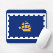 Tapis De Souris Drapeau de Québec (Québec, Canada) (Avec souris)
