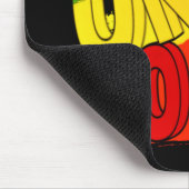 Tapis De Souris Drapeau de reggae, One Love, Rasta (Coin)