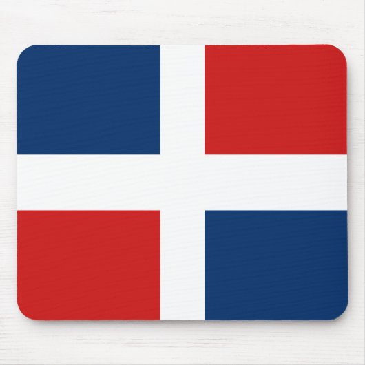 Tapis De Souris Drapeau de République Dominicaine Mousepad (Devant)
