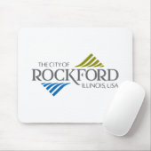 Tapis De Souris Drapeau de Rockford (Illinois) (Avec souris)
