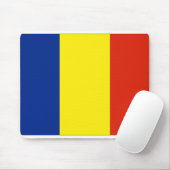 Tapis De Souris Drapeau de Roumanie (Avec souris)