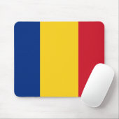 Tapis De Souris Drapeau de Roumanie Mousepad (Avec souris)