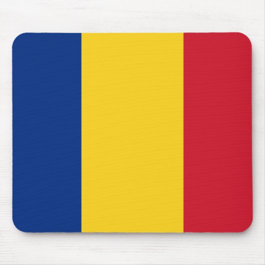 Tapis De Souris Drapeau de Roumanie Mousepad (Devant)