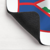 Tapis de souris Drapeau de Saint-Eustache (Coin)