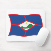 Tapis de souris Drapeau de Saint-Eustache (Avec souris)