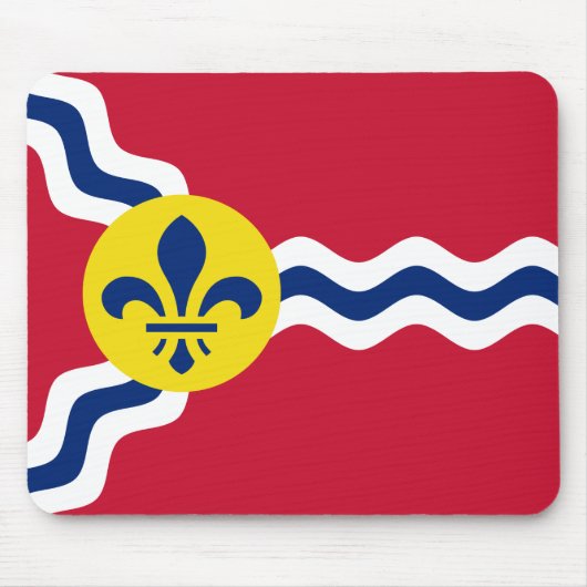 Tapis De Souris Drapeau de Saint-Louis (Missouri) (Devant)