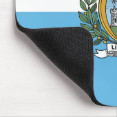 Tapis De Souris Drapeau de Saint-Marin (Coin)