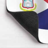 Tapis de souris Drapeau de Saint-Martin (Coin)