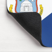 Tapis De Souris Drapeau de Saint-Martin (Coin)