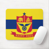 Tapis De Souris Drapeau de Saint Paul (Minnesota) (Avec souris)