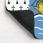 Tapis De Souris Drapeau de Saint-Pierre-et-Miquelon (Coin)