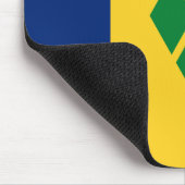 Tapis De Souris Drapeau de Saint-Vincent (Coin)