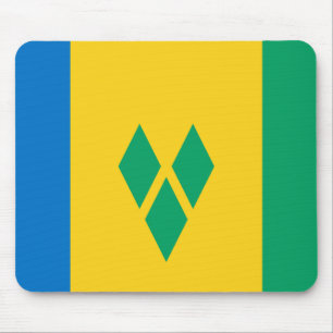 Tapis De Souris Drapeau de Saint-Vincent-et-les Grenadines