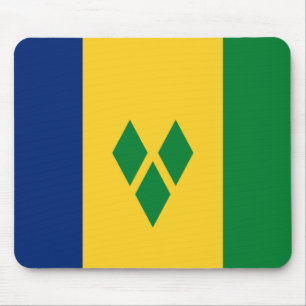 Tapis De Souris Drapeau de Saint-Vincent-et-les Grenadines