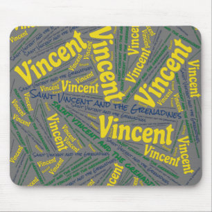 Tapis De Souris Drapeau de Saint-Vincent-et-les Grenadines