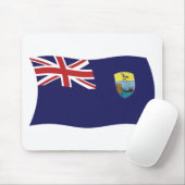 Tapis de souris Drapeau de Sainte-Hélène (Avec souris)