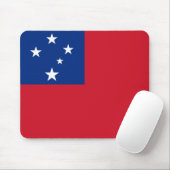 Tapis De Souris Drapeau de Samoa (Avec souris)