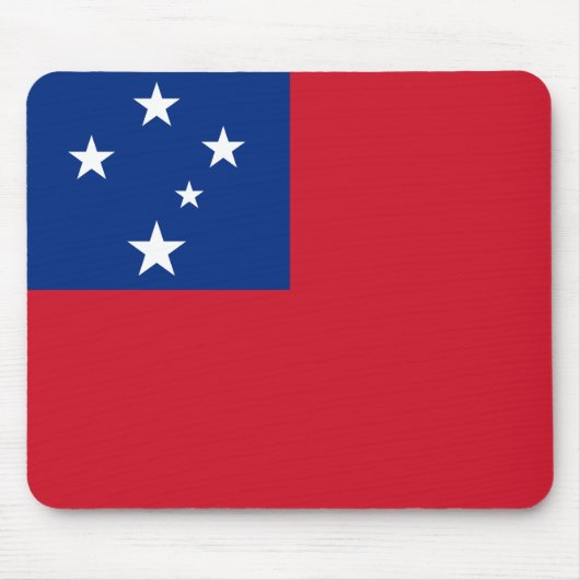 Tapis De Souris Drapeau de Samoa (Devant)