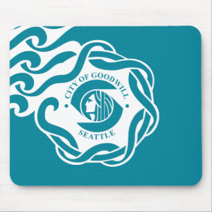 Tapis De Souris Drapeau de Seattle (Washington)
