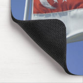 Tapis De Souris Drapeau de Singapour (Coin)