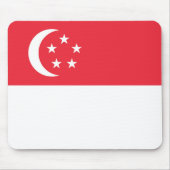 Tapis De Souris Drapeau de Singapour (Devant)