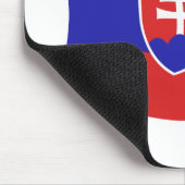 Tapis de souris Drapeau de Slovaquie (Coin)