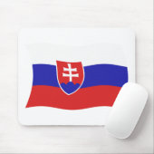 Tapis de souris Drapeau de Slovaquie (Avec souris)