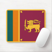 Tapis De Souris Drapeau de Sri Lanka (Avec souris)