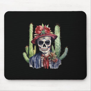 Tapis De Souris Drapeau de sucre mexicain Cinco De Mayo Dia De Los