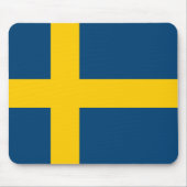 Tapis De Souris Drapeau de Suède (Devant)