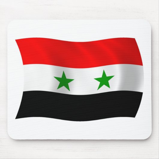 Tapis de souris Drapeau de Syrie (Devant)