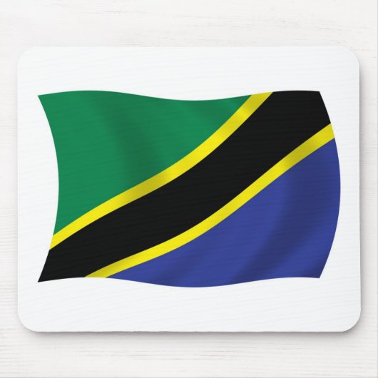Tapis De Souris Drapeau de Tanzanie Mousepad (Devant)