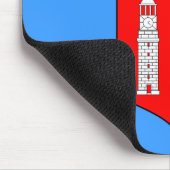 Tapis De Souris Drapeau de Tirana, Albanie (Coin)